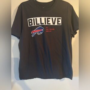 Buffalo Bills Charcoal Billieve Nike Tee Size L